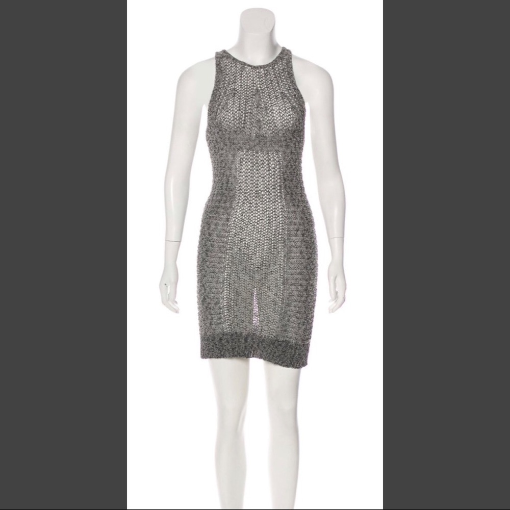 A.L.C Mecrame grey/silver dress